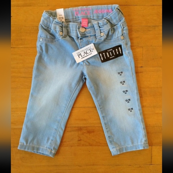 Children's Place Girls Jeggings Jeans Sz 12-18 Months NWT - Picture 7 of 8